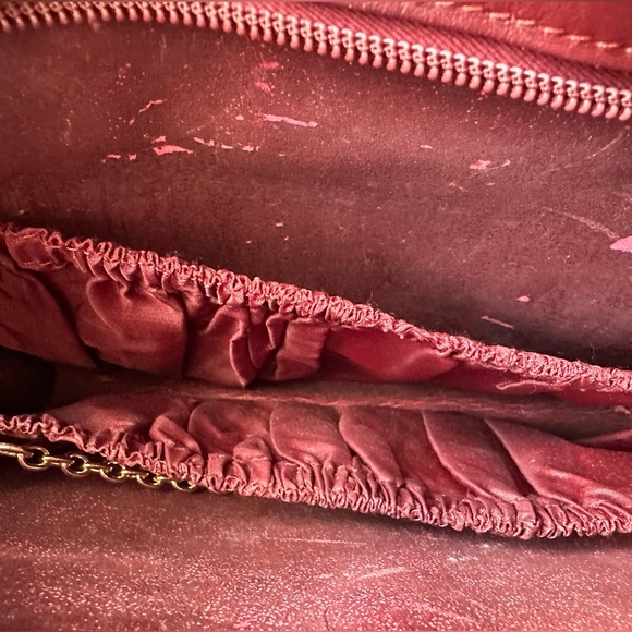 Cartier Vintage Bordeaux envelope Clutch leather bag - Picture 11 of 11